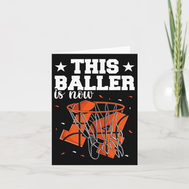 Cartão 14 Birthday Bysketbyll Boys (Frente)