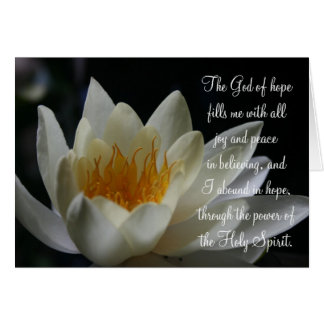 Cartão 15:13 encorajador dos romanos da escritura