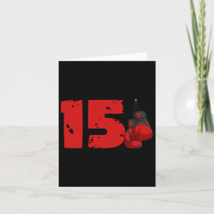 Cartão 15 Birthday Boxin, 15 anos