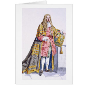Cartão 1690-1764) primeiros senhores Hardwick de Philip