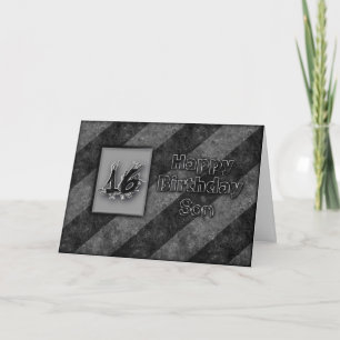 CARTÃO 16.º ANIVERSÁRIO - FILHO - GRUNGE