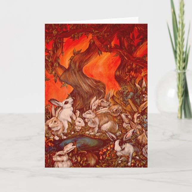 Cartão 16 Bunnies (Frente)