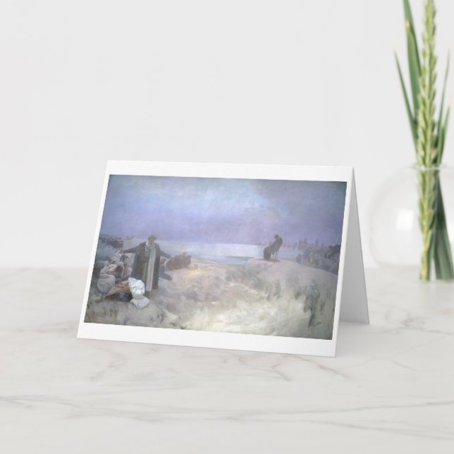 Cartão #16 The Last days of Jan Amos Komensky, Mucha (Frente)