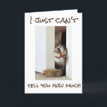 Cartão ***16th*** BIRTHDAY HUMOR=CAT GETTING UPSET<br><div class="desc">SEND IT TODAY!!!!! REALLY,  THIS CARD IS JUST TOO FUNNY DON'T YOU THINK??? I LOVE DOING CARDS AND MY www.zazzle.com/OverWhatHill store has been A FAVORITE OF MINE along with all "9" for I do love DIFFERENT CARDS so YOU GET WHAT YOU "NEED" AND WHAT YOU "WANT"</div>