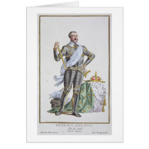 Cartão 1778-1837) reis de Gustavus IV Adolphus (da suecia