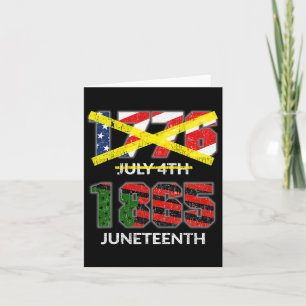 Cartão 1865 - Não Bandeira do Dia da Independência em 4 d