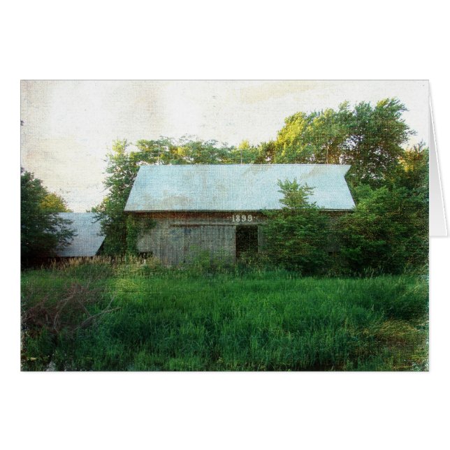 Cartão 1899 Barn (Frente Horizontal)