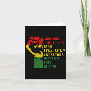 Cartão 18 de junho de 1865 Dia da Emancipação Imprensa Ne