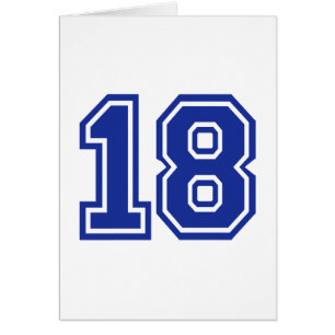 Cartão 18 - dezoito