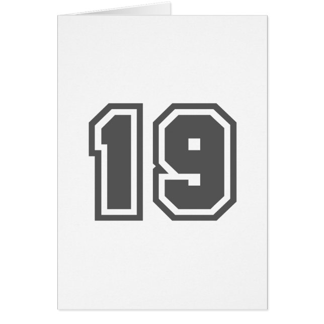 CARTÃO 19. (Frente)