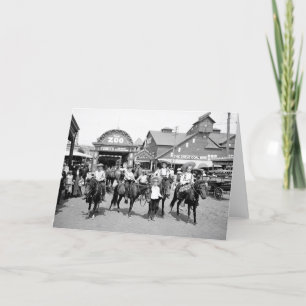 Cartão 1904 Coney Island NY Greeting Card