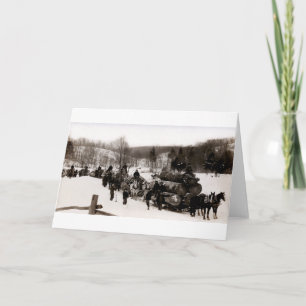 Cartão 1905 Lumberjacks at work