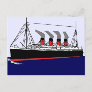 Cartão 1912 de Paquebot France