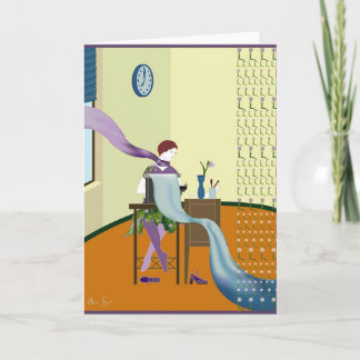 Cartão '1927TYPEWRITING' Greeting card