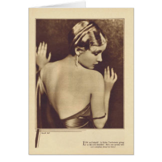 Cartão 1931 do retrato do vintage de Helen