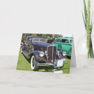Cartão 1934 Pierce Arrow Automobile Greeting Card