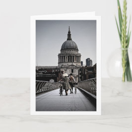 Cartão "1940 On Millennium Bridge London" (6331)