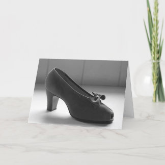 Cartão 1940's Peep Toe Heels Greeting or Note Card