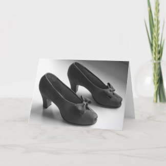Cartão 1940's Peep Toe Heels Greeting or Note Card