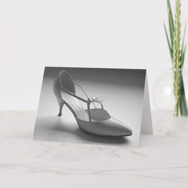Cartão 1950's Herbert Levine Heels Greeting or Note Card (Frente)