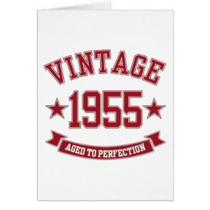 Cartão 1955 Idade até Perfecção