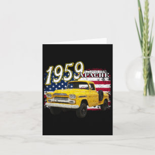 Cartão 1959 59 Apache Truck 4 De Julho Americano
