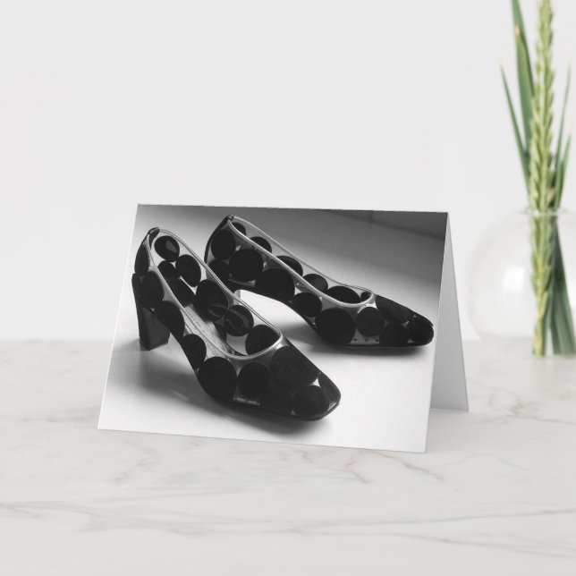 Cartão 1960's Herbert Levine Heels Greeting or Note Card (Frente)