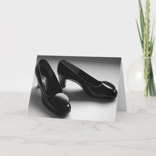 Cartão 1960's Herbert Levine Heels Greeting or Note Card (Frente)