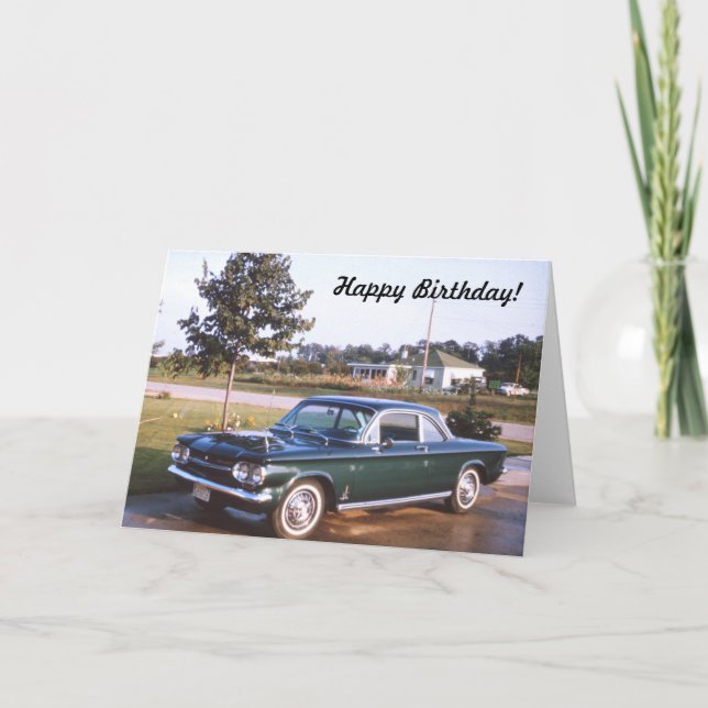 Cartão 1963 Chevy Spyder Greeting Card (Frente)