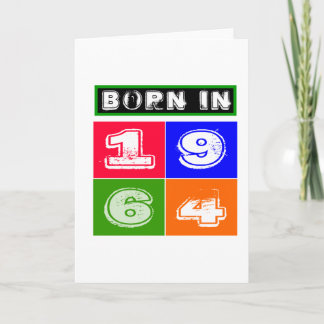 Cartão 1964 Birthday Designs