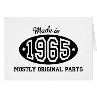 CARTÃO 1965
