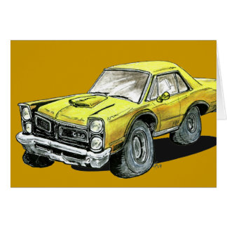 Cartão 1965 Pontiac GTO