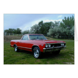 Cartão 1967 Chevrolet Chevelle El Camino