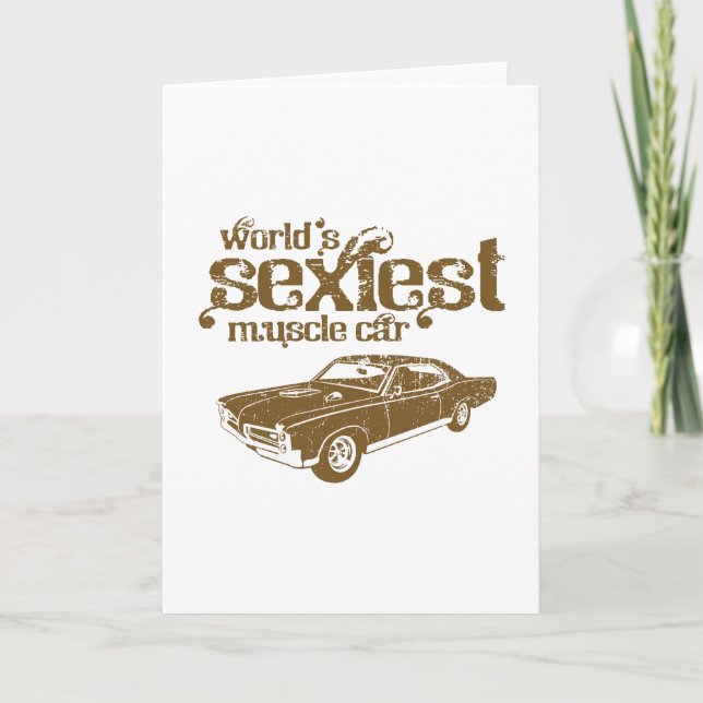 Cartão 1967 Pontiac GTO (Frente)