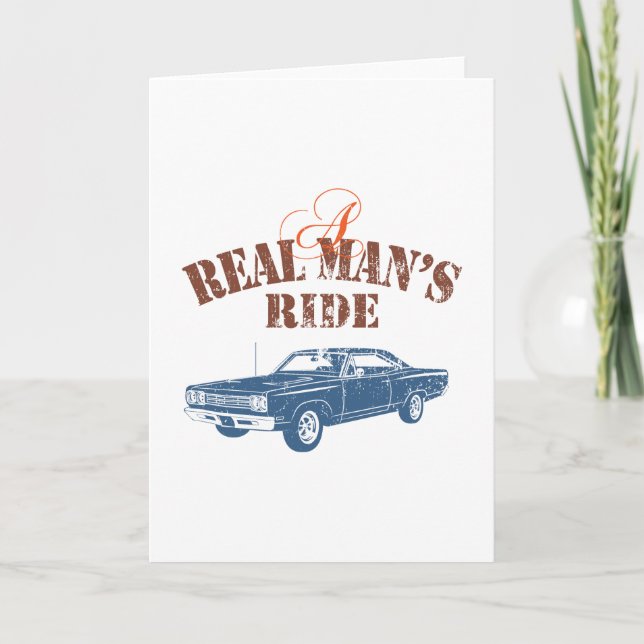 Cartão 1969 Plymouth Road Runner (Frente)