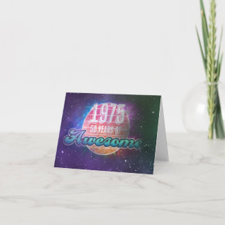 Cartão 1975 — 50 anos de incrível "Grunge"