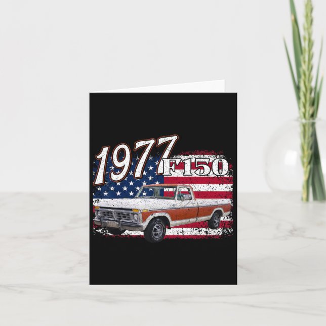 Cartão 1977 77 F150 4º De Julho Americano (Frente)