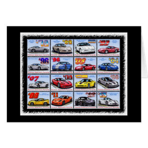 Cartão 1978-2013 montagem de Corveta da edição especial