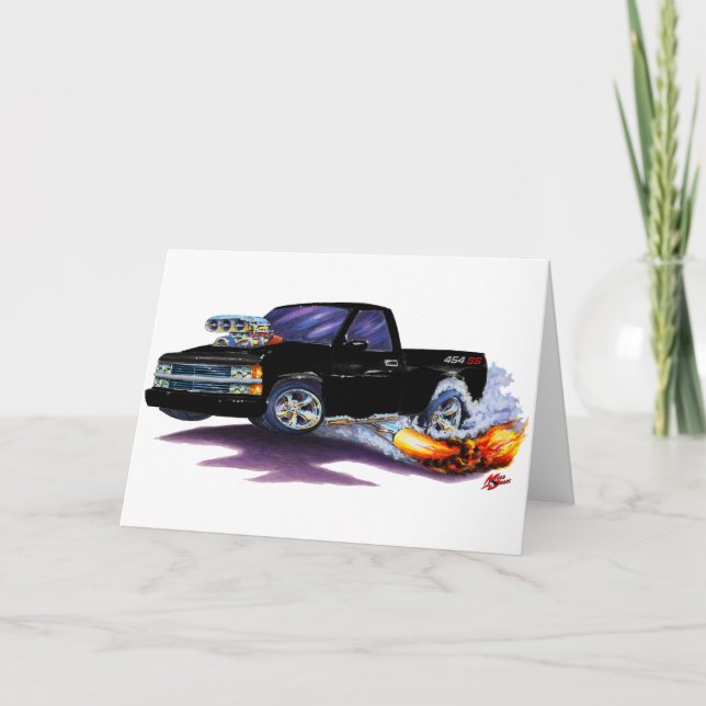 Cartão 1990-93 Silverado SS454 Truck (Frente)