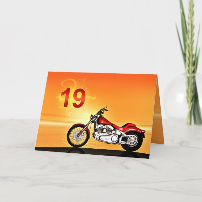 Cartão 19.º aniversário (Frente)