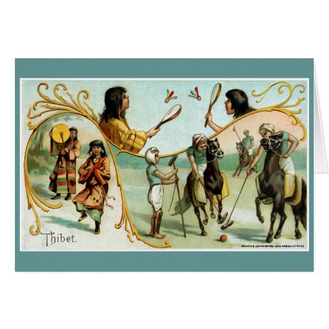 Cartão 19.º C. Tibete (Frente Horizontal)