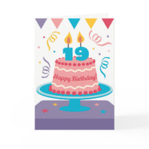19th Birthday Cake