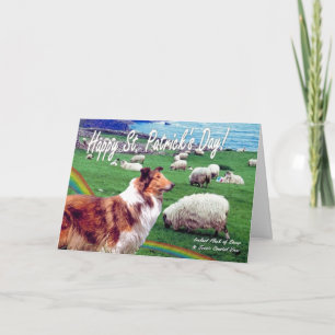 Cartão 1. Awesome Ireland Coast St Patrick's Day Card