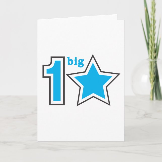 CARTÃO 1 BIG STAR GREETING CARD (Frente)
