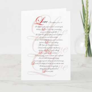 Cartão 1 Corinthians 13