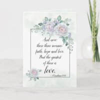 1 Corinthians 13:13 Fé Esperança Amor, Bíblia Vers