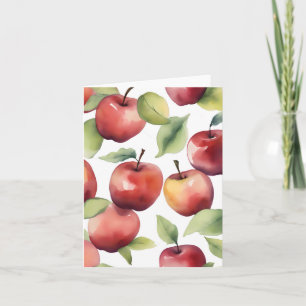 Cartão 1 de janeiro Dia de Doação de Maçã G