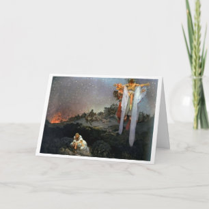 Cartão #1 Eslavos em sua terra natal, Mucha