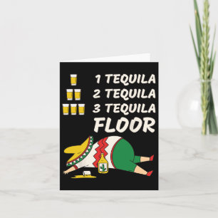 Cartão 1 Tequila 2 Tequila 3 Tequila Chão - Festa Diverti
