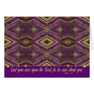 Cartão 1 verso da bíblia de Peter